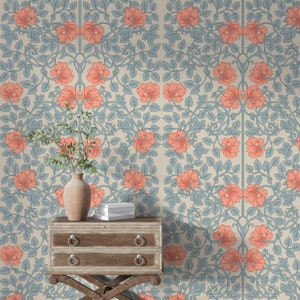 william morris wallpaper, william morris wallpaper peel and stick, vintage wallpaper peel and stick,