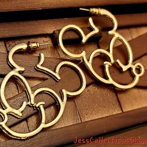 Alloy Cartoon Mouse Ears Earrings For Women