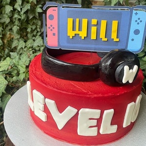 Gamer (Level) Cake Topper