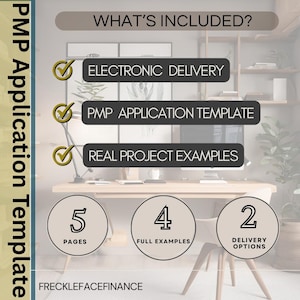 PMP Application Template with Examples for Project Descriptions
