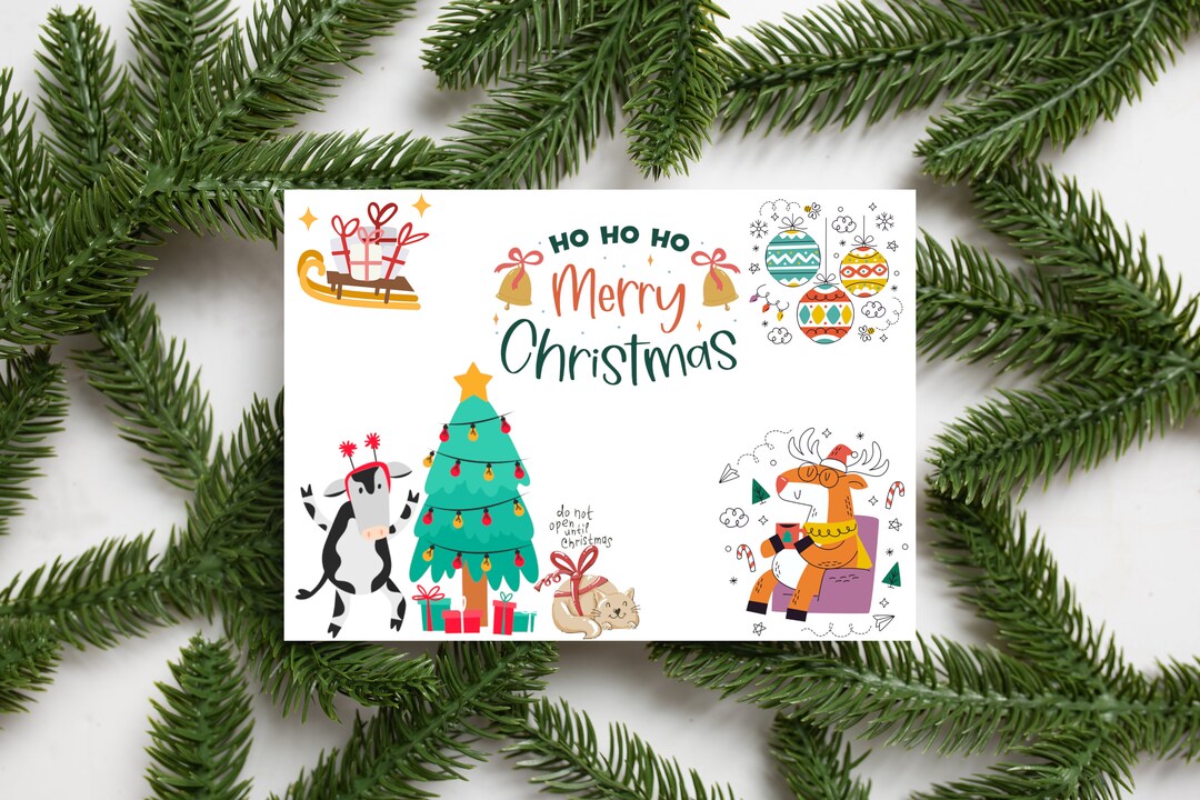 Christmas Card Printable Digital Download - Etsy
