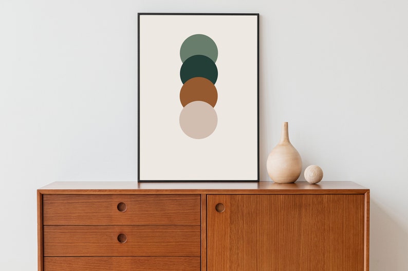 Retro Wall Art Japandi Art Print Digital Wall Art Printable - Etsy