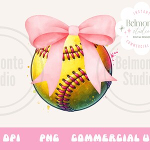 Coquette png Softball Spring png Coquette png Bow Summer png Bows Trendy Coquettish Balletcore png Coquette Clothing Softball Player Gift