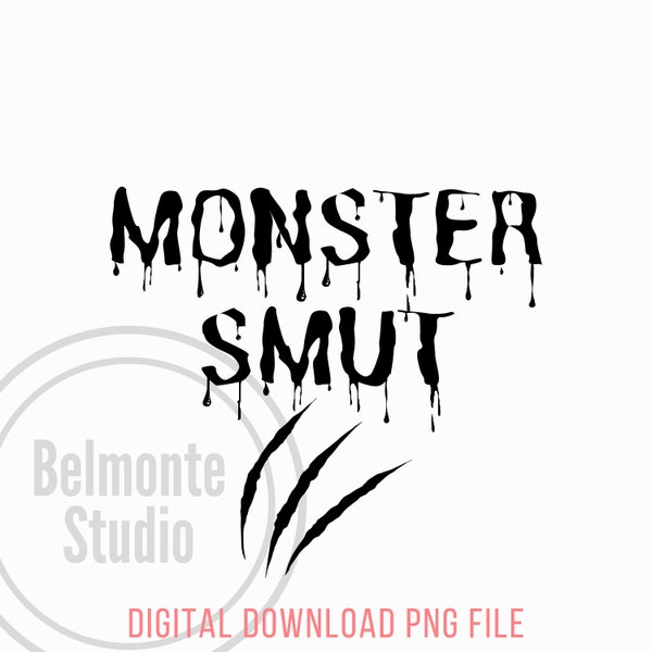 Mostro Smut png Sublimazione Design Mostro png Magliette Bookish png Regalo Monster Smut Mug png Stampa Bookish Regalo Smut