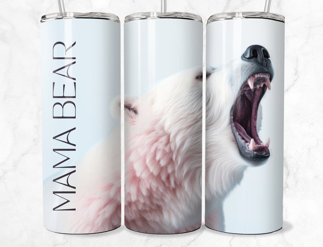 Mama 20 Oz Skinny Tumbler Sublimation Design Digital Download PNG Polar ...