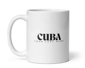 Kuba Tasse / kubanische Geschenkidee / Taza Cuba / Regalo Cubano / Orgullo Cuba / Tassen auf Spanisch