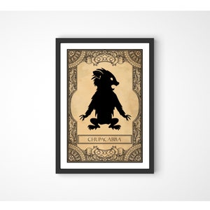 Chupacabra - Digital - Mythical Creature Tarot Art