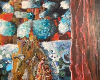 Viel of Flames and Crimson Curtain