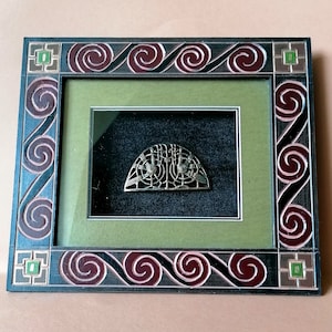 Celtic Shadows Ornate Irish St. Patrick's Bell Shrine Detail cast in Bronze