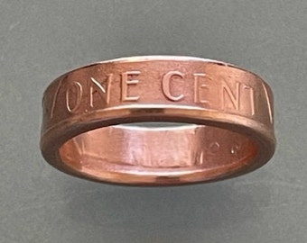 Penny coin ring