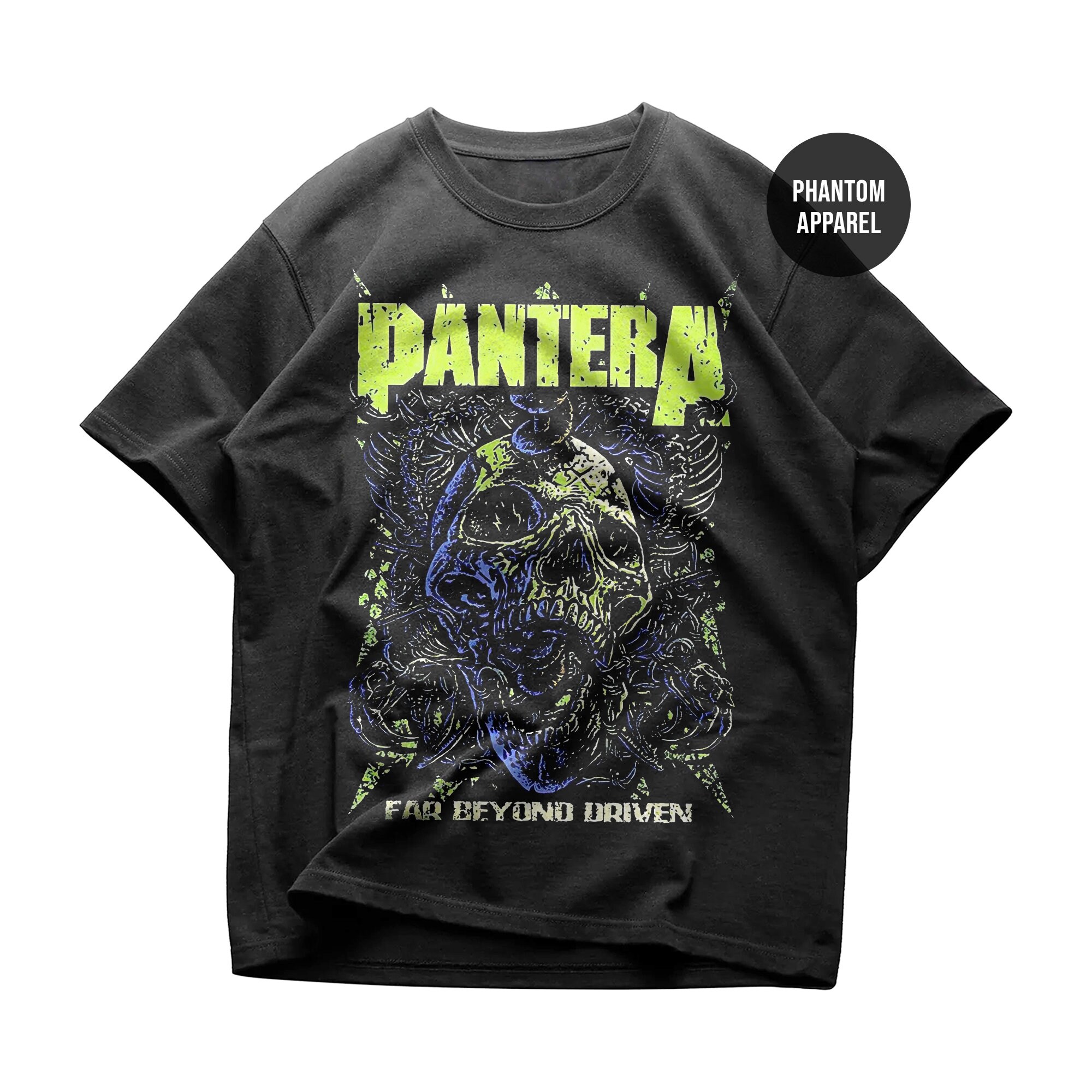 Discover Mayhem Skull T-shirt - Metal Band Tee - Far Beyond Driven - Vulgar Display of Power - Mayhem Skull Merch - Unisex Heavy Cotton Tees