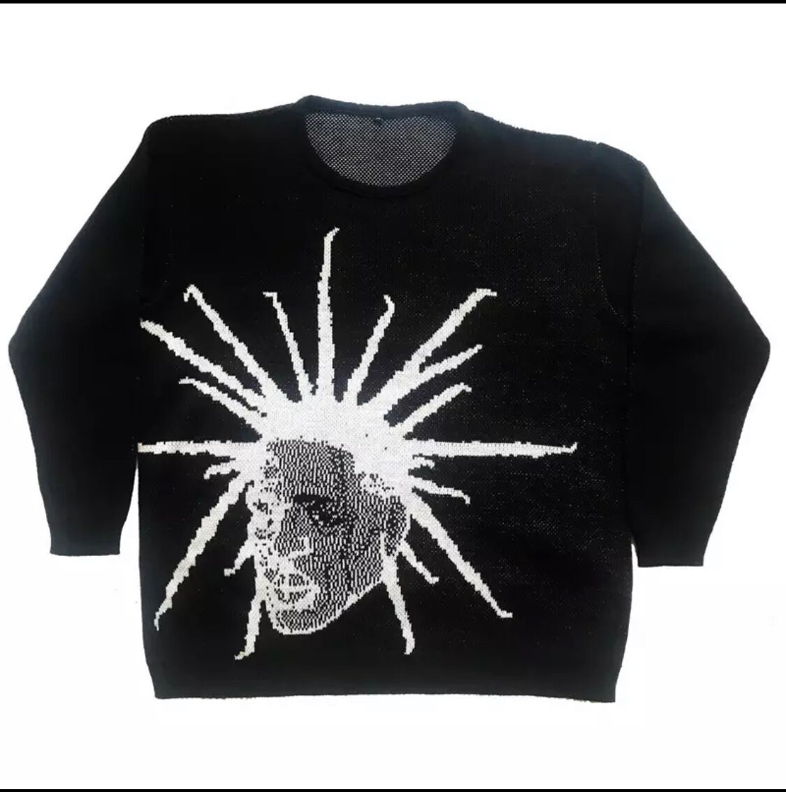 Y2K Mens Knitted Sweater.y2k Clothing.y2k Sweater.graphic Etsy