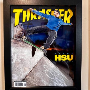 Skateboarding Wall Art - Thrasher Cover Pop Out - Jerry Hsu