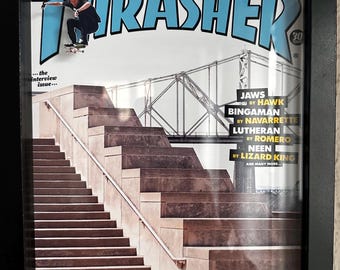 Arte mural de skate - Portada emergente de Thrasher - Aaron "Tiburón" Homoki