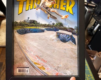 Arte mural de skate - Portada de Thrasher en relieve - Greyson Fletcher