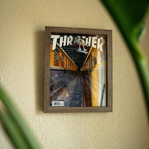 Tyshawn Jones Subway Kickflip Shadow Box - Thrasher Magazine Cover