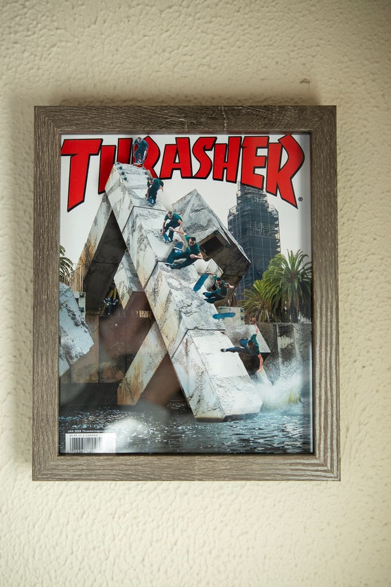 Skateboarding Wall Art - Thrasher Cover Pop Out - Ducky Kovacs - Etsy