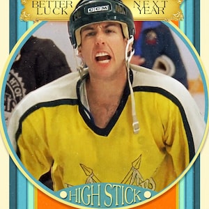 Happy Gilmore Pre-Golf Hockey Card - Adam Sandler Parodie Sportkaart