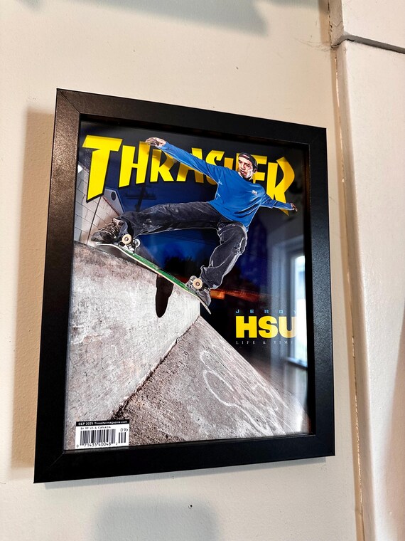 Skateboarding Wall Art - Thrasher Cover Pop Out - Jerry Hsu - Etsy