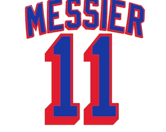 Estandarte de retiro de los New York Rangers de Mark Messier Pegatina