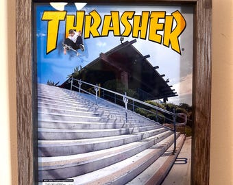 Arte mural de skateboarding - Portada desplegable de Thrasher - Chris Joslin El Toro