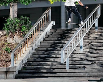 Arte mural de skateboarding - Portada desplegable de Thrasher - Nyjah Huston 2