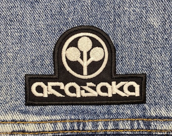 Arasaka Embroidered Patch. Gaming Inspired Patches. Iron On Backing.
