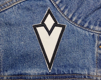 Patch bordado com marcador de missão. Patches inspirados em jogos. Verso termocolante.