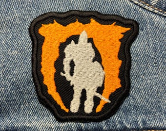 Remaster gestickter Aufnäher. Gaming Inspirierte Patches. Eisen auf Rückseite.