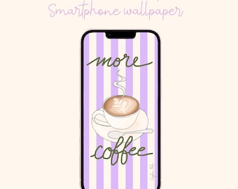 Smartphonebehang - koffie