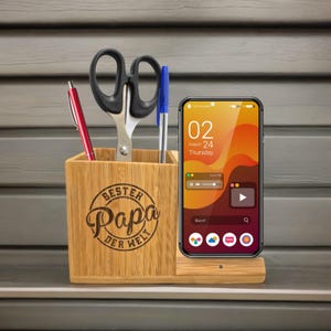 Desk Organizer customizable cell phone holder pen holder desk accessories office gadget home office pen organizer