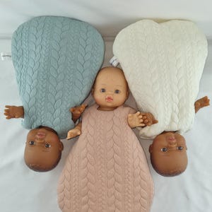 Gigoteuse pour poupée jusqu'à 36 cm | Cousue à la main | Accessoire pour poupée