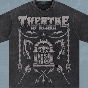 OSRS Theatre Of Blood | Raids | Oversize T-Shirt | Acid Wash | Old School Runescape For Him | Gift For Her