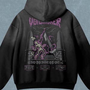 OSRS Voidwaker | Acid Wash Hoodie | Streetwear | Oversized | Old School Runescape For Him | Gift For Her