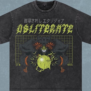 Anime | Oversize T-Shirt | Vintage | Manga | Anime Shirt  |  Manga Shirt  | Duel King  | Necross