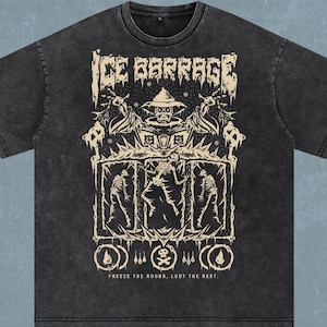 OSRS Barrage | Oversize T-Shirt | Acid Wash | Old School Runescape For Him | Gift For Her