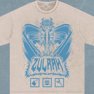 OSRS Zulrah | Oversize T-Shirt | Acid Wash | Old School Runescape For Him | Gift For Her