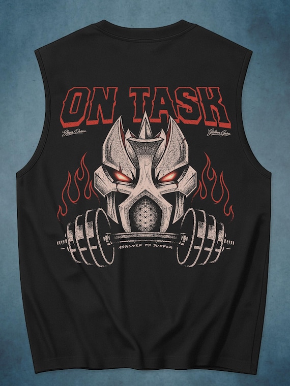 OSRS Slayer Tank Top Old School RuneScape Gymwear Acid Wash Oversized Workout Tank