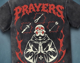 Say Your Prayers Shirt, Old School RuneScape Prayer Tee, OSRS Gamer T Shirt, Funny MMORPG Gaming Shirt, Dark Fantasy Graphic Tee Gift