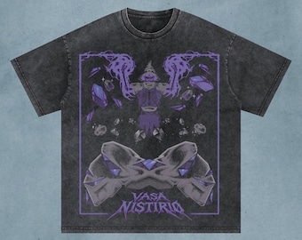 OSRS Vasa Nistirio Shirt, Old School RuneScape Raid Boss Tee, Chambers PvM Gamer T-Shirt, Endgame Raid Gift, Acid Wash Oversized Tee