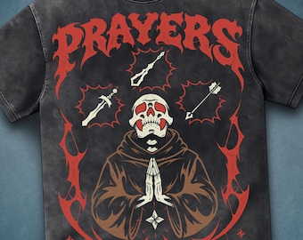 Say Your Prayers Shirt, Old School RuneScape Prayer Tee, OSRS Gamer T Shirt, Funny MMORPG Gaming Shirt, Dark Fantasy Graphic Tee Gift