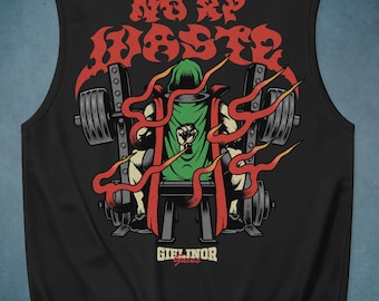 No XP Waste Tank Top OSRS Gym Shirt Old School RuneScape Gymwear Fitness Stringer Gamer Gift