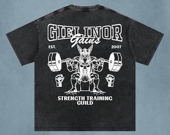 OSRS Strength Gains Shirt, Old School RuneScape Gym Tee, Fitness Meme Gamer T-Shirt, Workout Gamer Gift, Acid Wash Oversized Tee