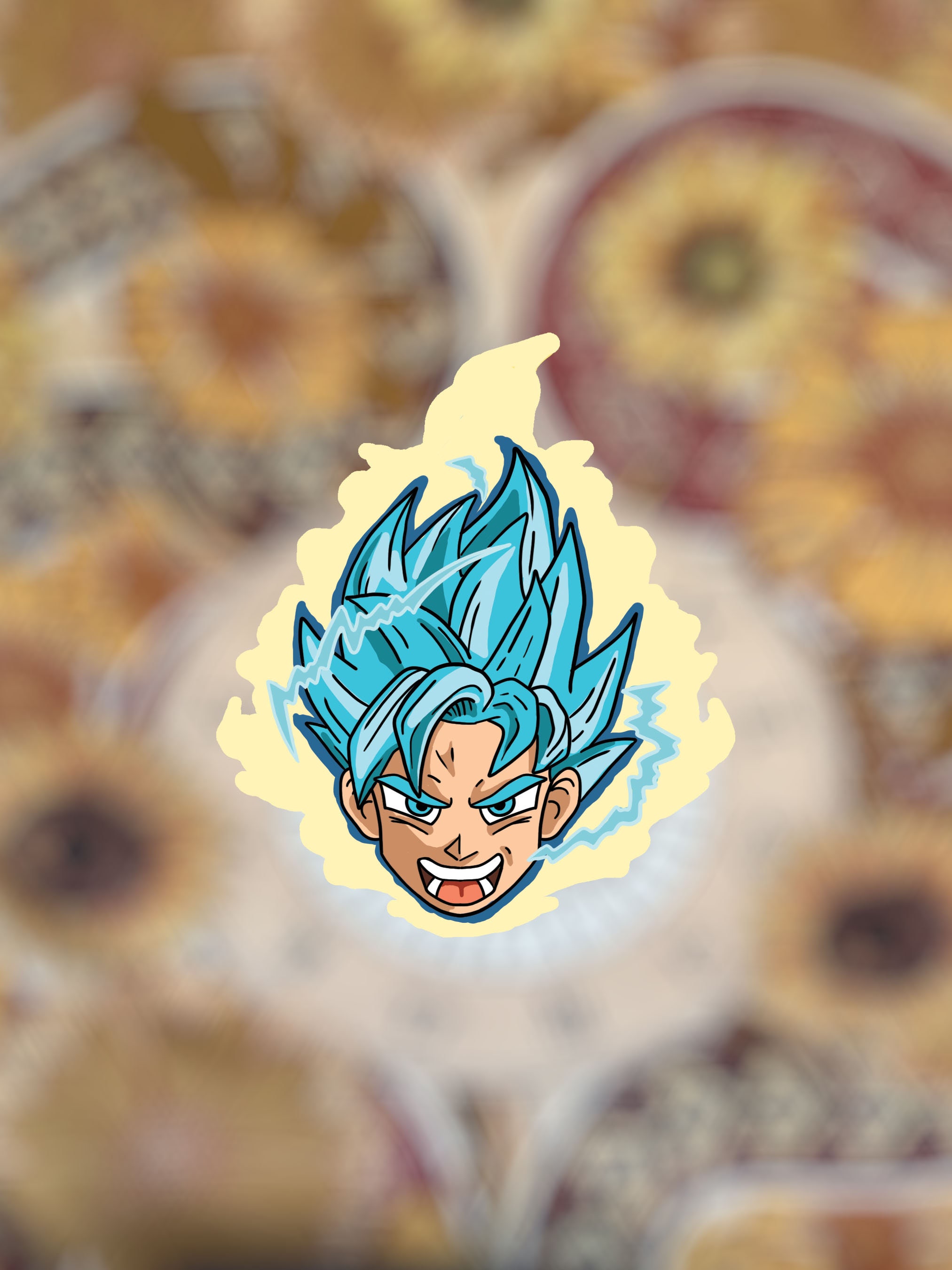 goku super saiyan blue kaioken Classic  Sticker for Sale by