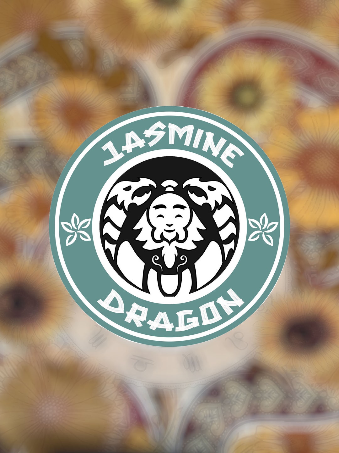 Jasmine Dragon Iroh Sticker Etsy
