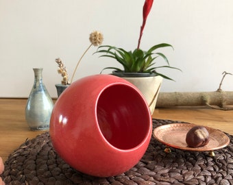 Unique red vase