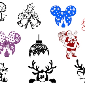 NATAL SVG, clipart de Natal, arquivos Svg de Natal para Cricut, arquivos de corte Svg de Natal, Feliz Natal Svg
