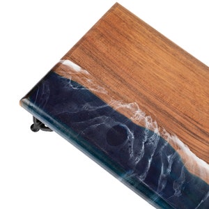 Computer Monitor Riser Wooden Stand,computer Stand, Epoxy With Marine ...