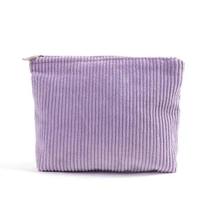 Organizer per il trucco personalizzato e borsa da viaggio di piccole dimensioni, mini organizer moderno in velluto luminoso, borsa da viaggio Lilla e borsa da viaggio in cotone per cosmetici
