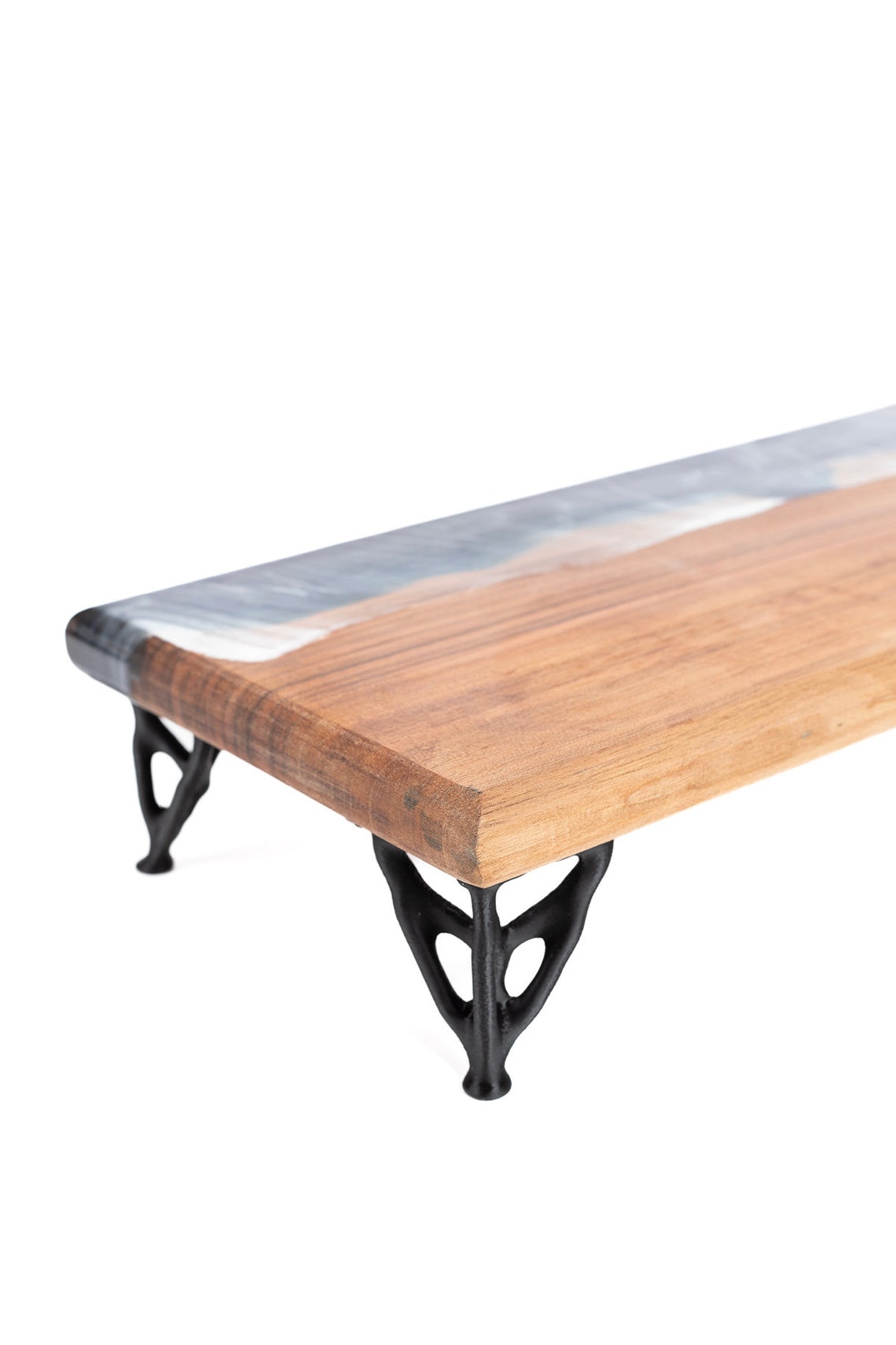 Computer Monitor Riser Wooden Stand,computer Stand, Epoxy With Marine ...